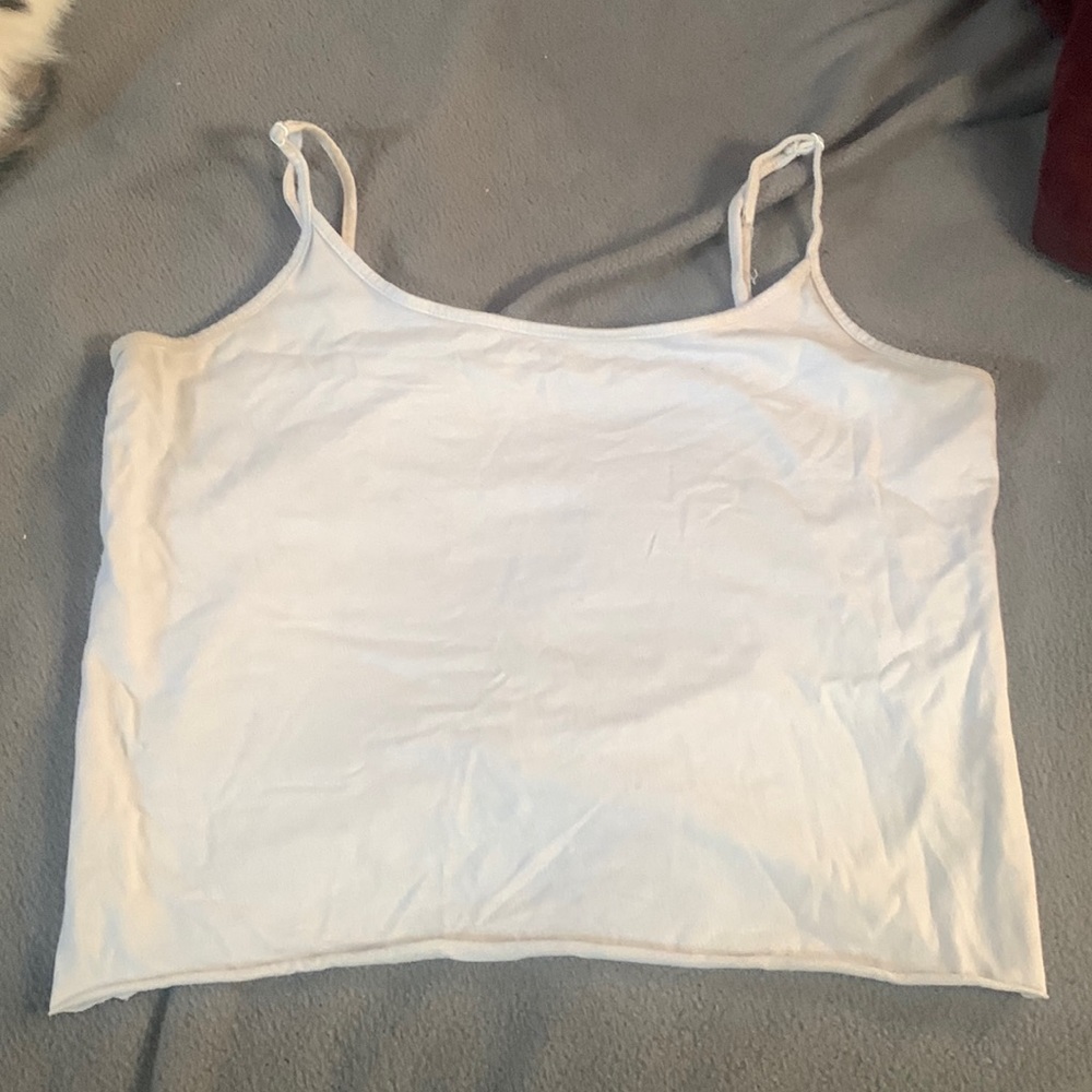 White crop top
